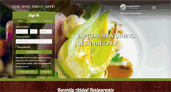 Desktop Screenshot of passportdining.com