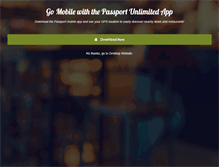 Tablet Screenshot of passportdining.com